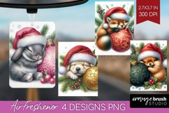Christmas Animals Air Freshener PNG - Cute Christmas PNG Product Image 1
