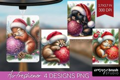 Christmas Animals Air Freshener PNG - Cute Christmas PNG Product Image 1
