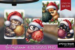 Christmas Animals Air Freshener PNG - Cute Christmas PNG Product Image 1