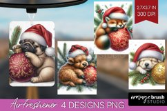Christmas Animals Air Freshener PNG - Cute Christmas PNG Product Image 1