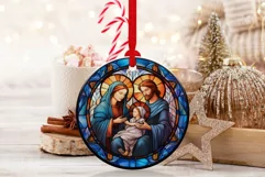 Angel Stained Glass Christmas Ornaments PNG Clipart Product Image 3