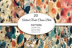 Abstract Seamless Rustic Charm| Colorful Boho Paper Pack Product Image 1