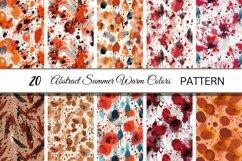 Seamless Digital Paper Pack| Abstract Colorful Boho Paper Product Image 3