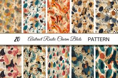 Abstract Seamless Rustic Charm| Colorful Boho Paper Pack Product Image 3