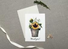 Watercolor sunflower clipart. Floral Sublimation PNG Product Image 8