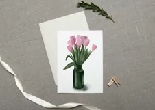 Flowers tulips clipart. Spring flowers. Sublimation designs Product Image 2