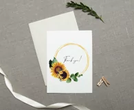 Watercolor sunflower wreath clipart. Sublimation PNG Product Image 5