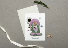 Summer Gnome Sublimation design PNG|Gnome clipart Product Image 5