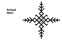 Cross stitch Baltic traditional folk art pattern auseklis mo Product Image 2