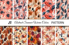 Seamless Digital Paper Pack| Abstract Colorful Boho Paper Product Image 2