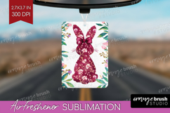 Coquette Easter Air Freshener PNG - Easter PNG Sublimation Product Image 1