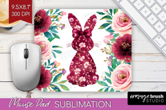 Coquette Easter Mouse Pad Sublimation - Easter Mousepad PNG Product Image 1