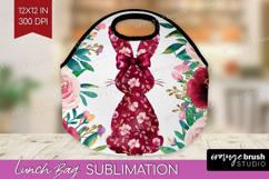 Coquette Easter Lunch Bag - Easter Lunch Bug PNG Sublimation Product Image 1