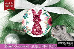 Coquette Easter Ornament PNG - Easter PNG Sublimation Product Image 1
