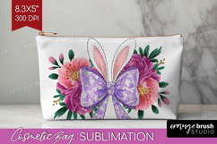 Coquette Easter Cosmetic Bag - Easter Makeup Bag PNG Product Image 1