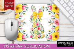 Coquette Easter Mouse Pad Sublimation - Easter Mousepad PNG Product Image 1