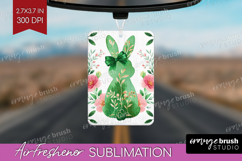 Coquette Easter Air Freshener PNG - Easter PNG Sublimation Product Image 1