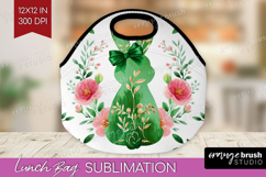 Coquette Easter Lunch Bag - Easter Lunch Bug PNG Sublimation Product Image 1