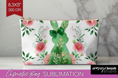 Coquette Easter Cosmetic Bag - Easter Makeup Bag PNG Product Image 1