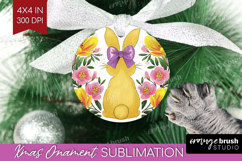 Coquette Easter Ornament PNG - Easter PNG Sublimation Product Image 1