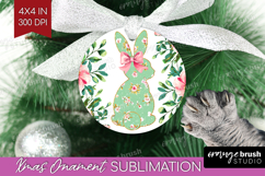 Coquette Easter Ornament PNG - Easter PNG Sublimation Product Image 1