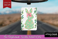 Coquette Easter Air Freshener PNG - Easter PNG Sublimation Product Image 1