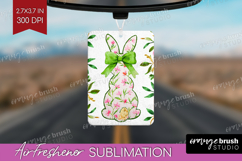 Coquette Easter Air Freshener PNG - Easter PNG Sublimation Product Image 1