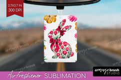 Coquette Easter Air Freshener PNG - Easter PNG Sublimation Product Image 1