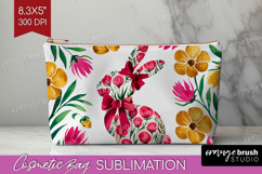 Coquette Easter Cosmetic Bag - Easter Makeup Bag PNG Product Image 1