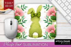 Coquette Easter Mouse Pad Sublimation - Easter Mousepad PNG Product Image 1