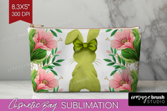 Coquette Easter Cosmetic Bag - Easter Makeup Bag PNG Product Image 1