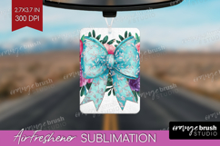 Coquette Easter Air Freshener PNG - Easter PNG Sublimation Product Image 1
