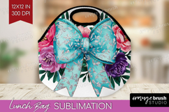 Coquette Easter Lunch Bag - Easter Lunch Bug PNG Sublimation Product Image 1