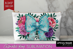 Coquette Easter Cosmetic Bag - Easter Makeup Bag PNG Product Image 1