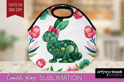 Coquette Easter Lunch Bag - Easter Lunch Bug PNG Sublimation Product Image 1