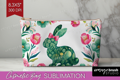 Coquette Easter Cosmetic Bag - Easter Makeup Bag PNG Product Image 1
