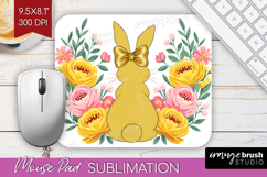 Coquette Easter Mouse Pad Sublimation - Easter Mousepad PNG Product Image 1