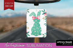 Coquette Easter Air Freshener PNG - Easter PNG Sublimation Product Image 1
