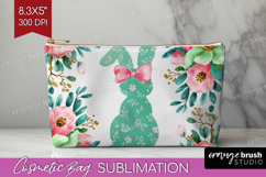 Coquette Easter Cosmetic Bag - Easter Makeup Bag PNG Product Image 1