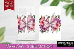 Coquette Easter Phone Case PNG - Easter Case PNG Sublimation Product Image 1