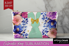 Coquette Easter Cosmetic Bag - Easter Makeup Bag PNG Product Image 1