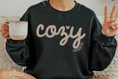 Cozy Season SVG PNG - Sweater Weather - Lets Get Cozy Shirt Product Image 2