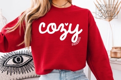 Cozy Season SVG PNG - Sweater Weather - Lets Get Cozy Shirt Product Image 4