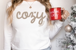 Cozy Season SVG PNG - Sweater Weather - Lets Get Cozy Shirt Product Image 5