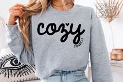 Cozy Season SVG PNG - Sweater Weather - Lets Get Cozy Shirt Product Image 6