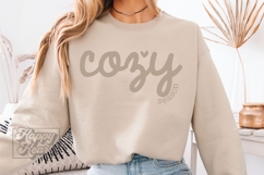 Cozy Season SVG PNG - Sweater Weather - Lets Get Cozy Shirt Product Image 7