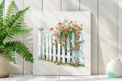 Cozy Spring Roses Sublimation Clipart Product Image 2