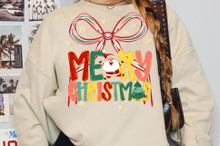 Cute Santa Merry Christmas Sublimation,Jesus Christmas Png Product Image 2