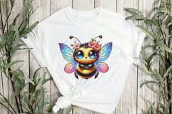 Cute Bees Sublimation Clipart Product Image 2