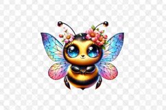 Cute Bees Sublimation Clipart Product Image 3